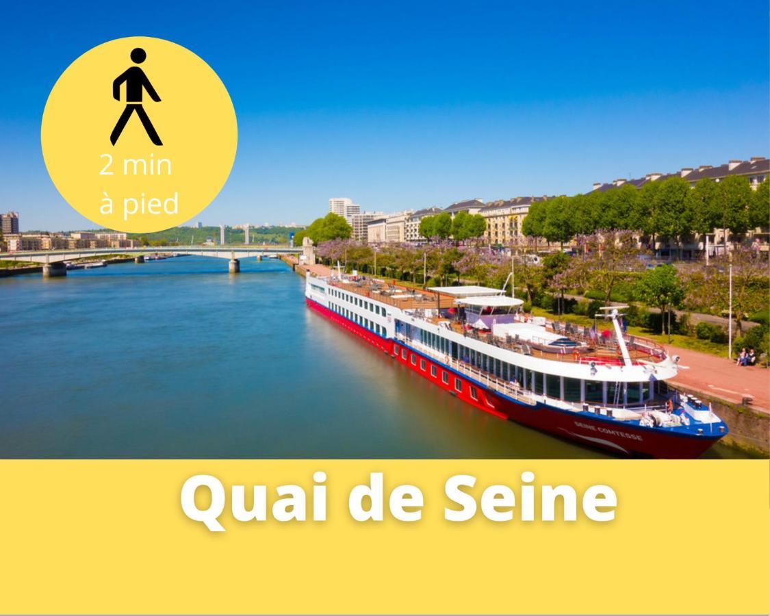 Apartament 4 People+Free Street Parking+Cosy Centre Ville Rouen Zewnętrze zdjęcie