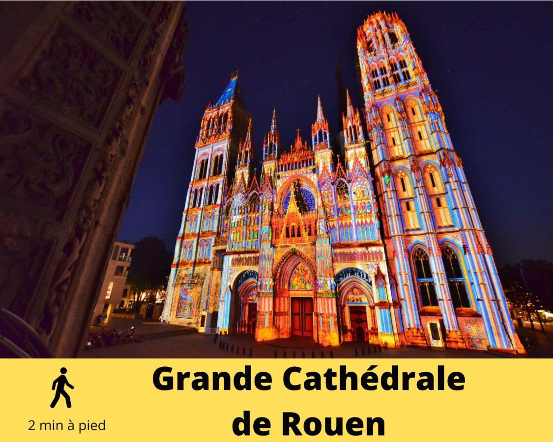 Apartament 4 People+Free Street Parking+Cosy Centre Ville Rouen Zewnętrze zdjęcie