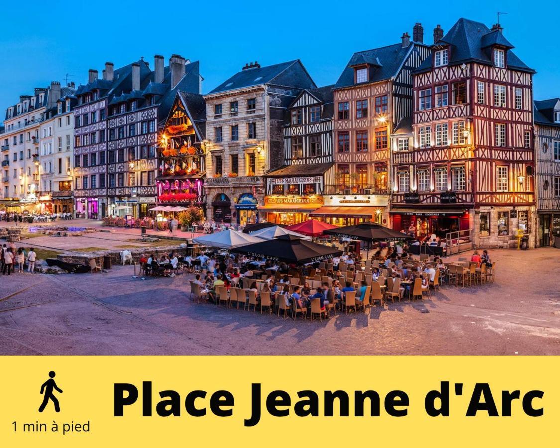 Apartament 4 People+Free Street Parking+Cosy Centre Ville Rouen Zewnętrze zdjęcie